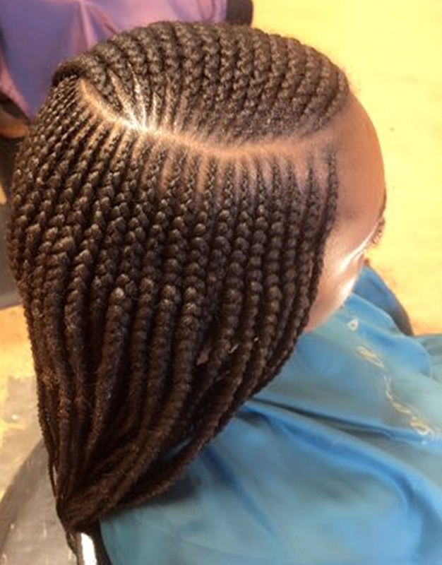 2 layer cornrows